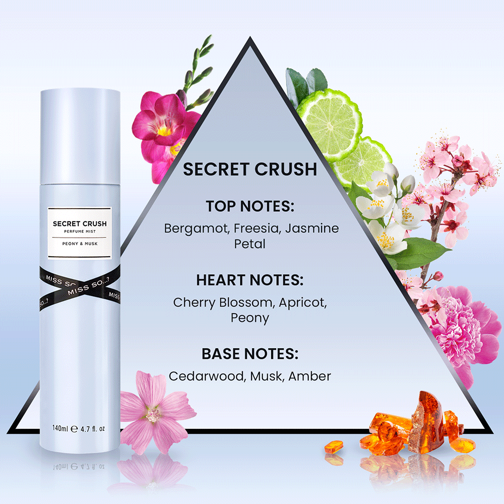 Miss So…? Secret Crush Perfume Mist 140ml - Imagen 2